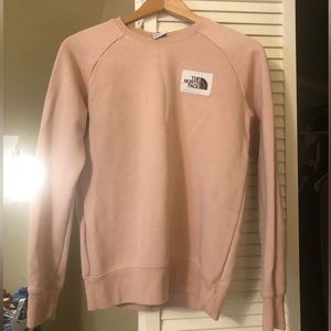 Pink NorthFace Sweatshirt